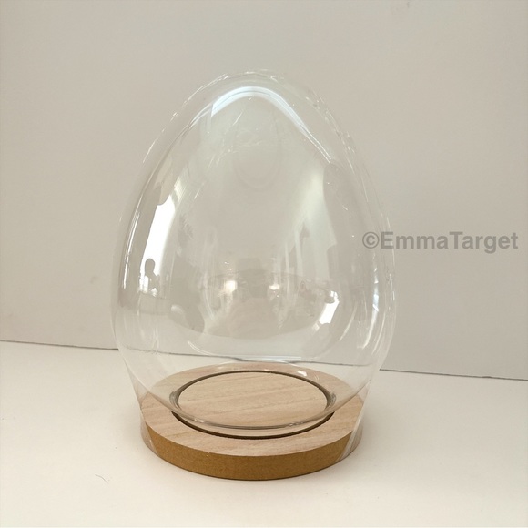 Target Accents Set Of 3 Target Bullseye Glass Easter Egg Cloche
